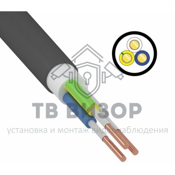 Кабель ВВГнг(А)-FRLS 3х1,5 0,66кВ ГОСТ (ИВКЗ) 100м-0
