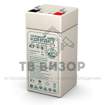 Аккумуляторная батарея КТ 4-4 ∙ Аккумулятор 4В 4.0 А∙ч-0