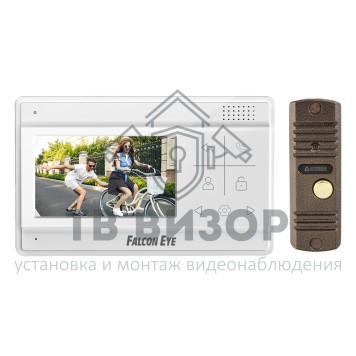 Комплект видеодомофона Vela + AVC-305 (PAL) Медь-0