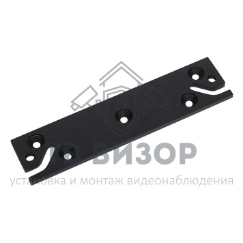 Пластина для крепления замка LM-307П цвет черный-0