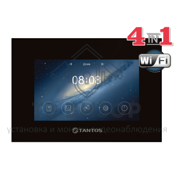 Монитор видеодомофона Marilyn HD Wi-Fi IPS (black) XL-0