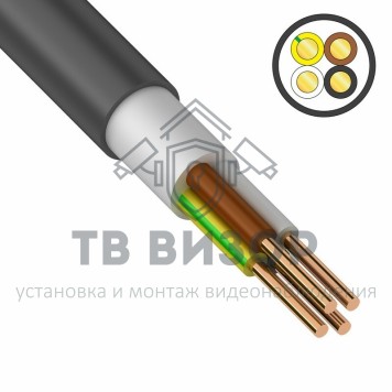 01-8182-4 ∙ Кабель силовой медный ВВГнг(А) 4х2,5 мм² 100м, ГОСТ-0
