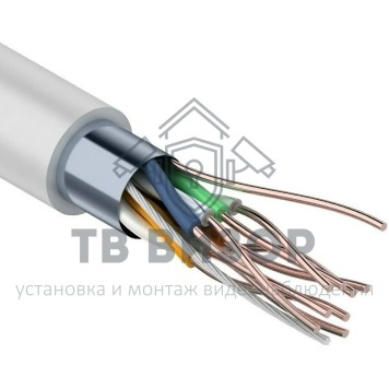 Кабель FTP 4PR x0,51 Premium (Cu) CAT5E PVC серый 305м Tantos-0