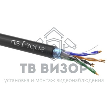 Витая пара Кабель SUPRLAN Standard FTP Cat.5e 4x2xAWG24 Cu PE Outdoor 305м (01-1028)-0