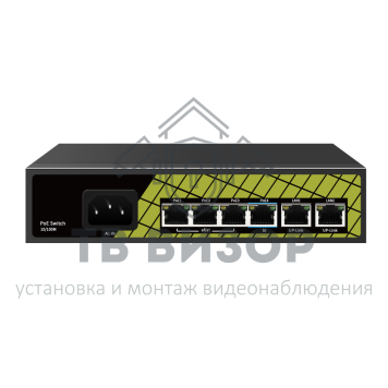 Коммутатор PoE TSn-4FP6F2-0