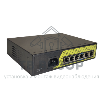 Коммутатор PoE TSn-4FP6F2-1
