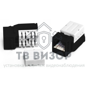 Вставка Keystone Jack KJNE-8P8C-C5e-90-BK-0