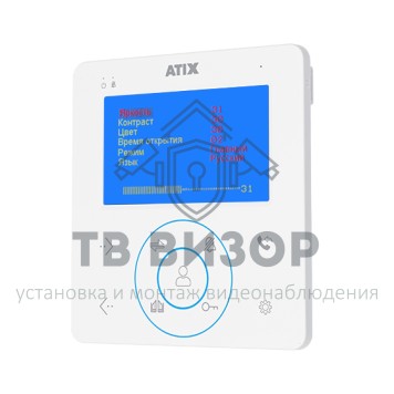 Комплект видеодомофона AT-I-K410C/T White-1