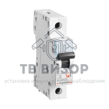 Автоматический выключатель модульный 1п B 10А 6кА TX3 6000 1мод. 230/400В Leg 403970-0